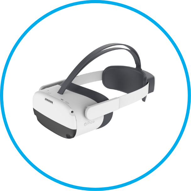 視聴用VR機器の写真